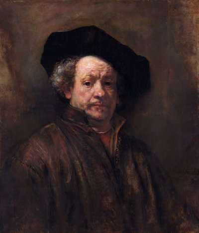Selbstporträt von Rembrandt van Rijn